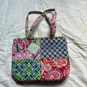 Unique Vera Bradley limited edition patchwork mini tote